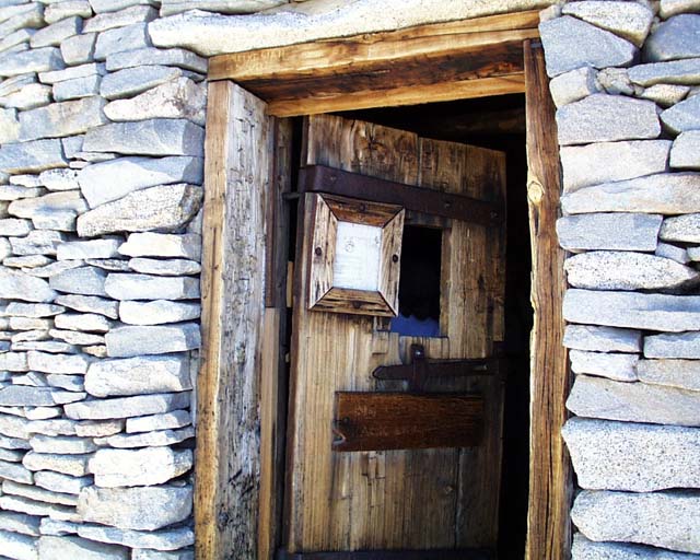 Cabin doorway