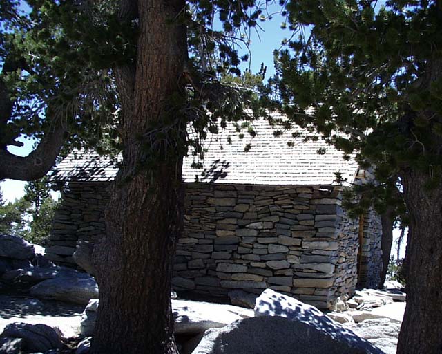 Cabin near summit