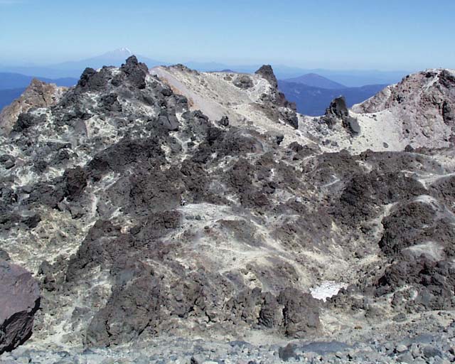 Cool volcanic area at lassen top