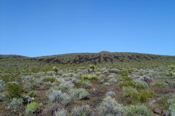 Hill past lava tube