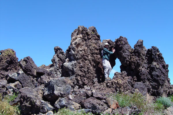 Tim lava rock structure