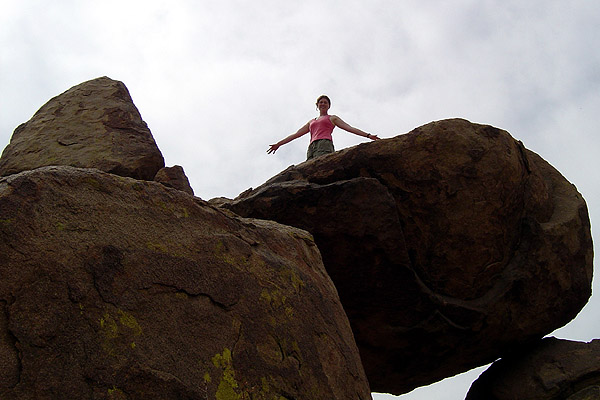 Amanda balanced rock