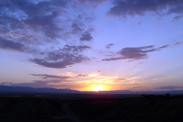 Lake pueblo sunset