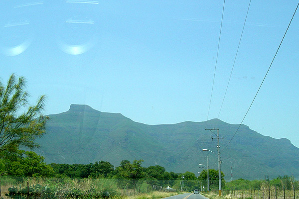 Mountain into bustamante